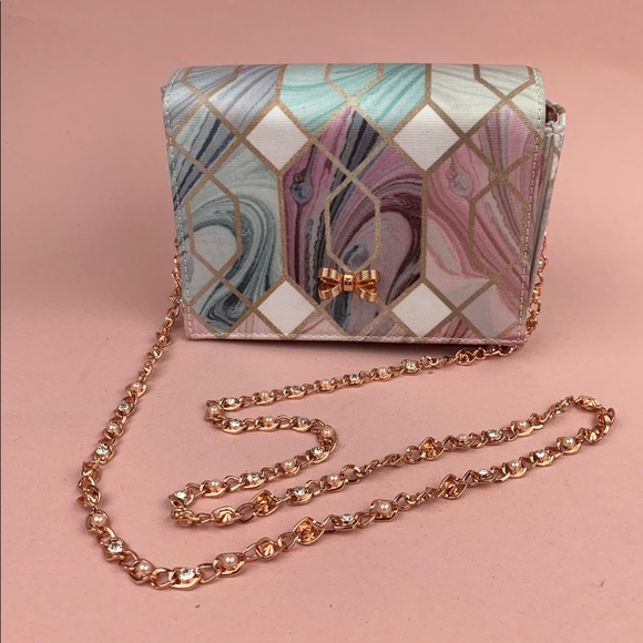 Ted Baker Handbags - Ted Baker Nikiita Sea of Clouds Evening Bag